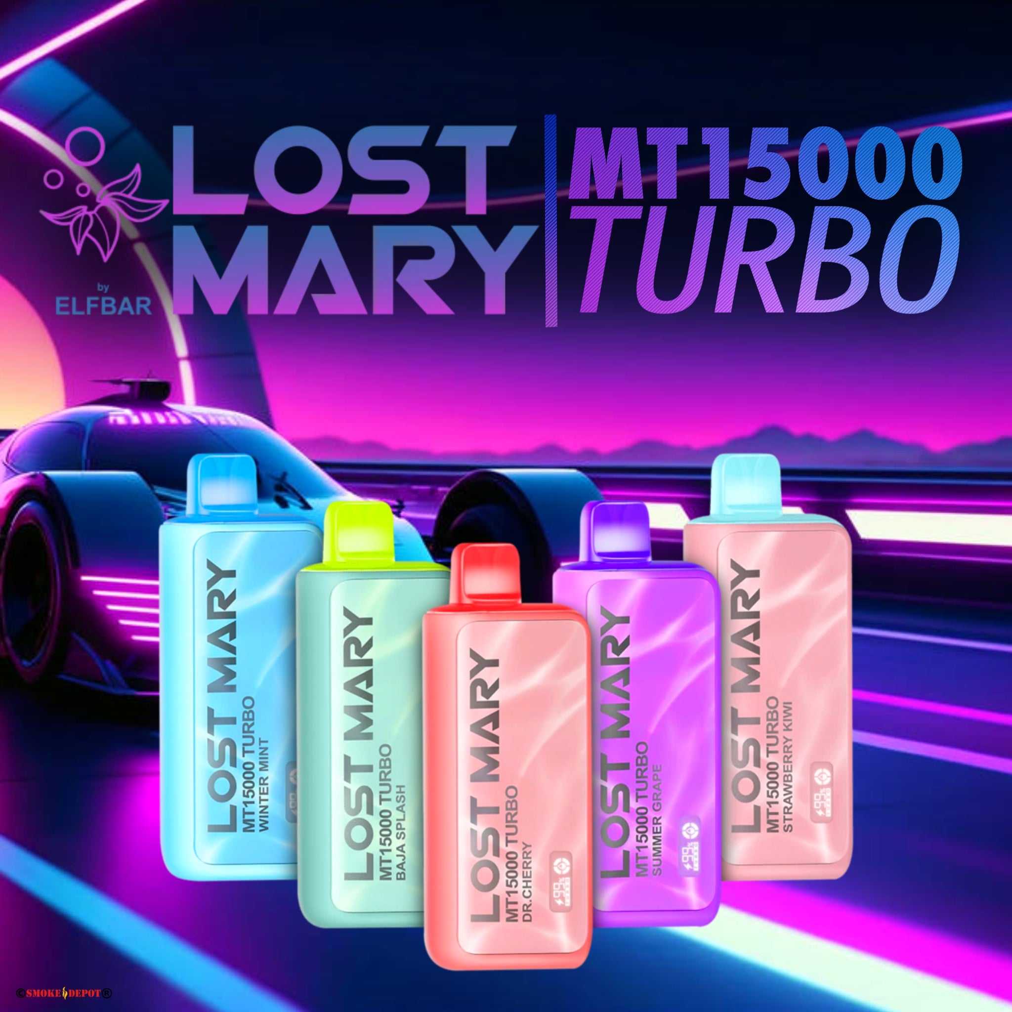 ELF BAR Lost Mary MT15000 Turbo Rechargeable Disposable [15,000]