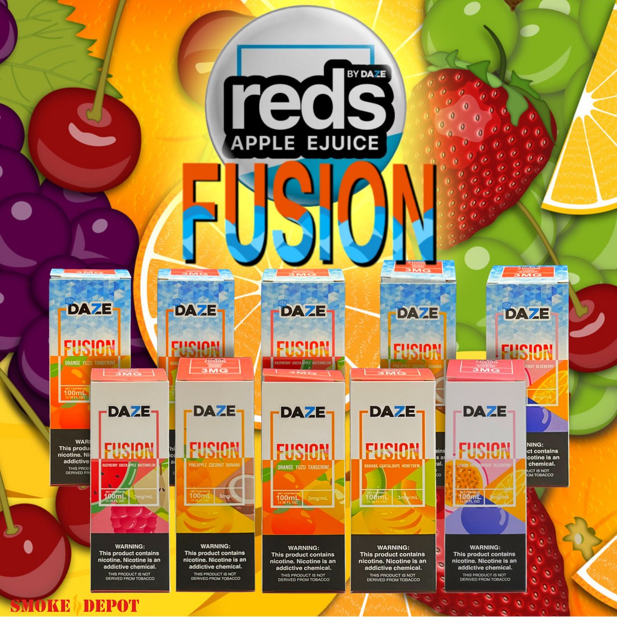 DAZE REDS Fusion E-Juice Smoke Depot & Vape Lounge DAZE REDS Fusion E-Juice Smoke Depot & Vape Lounge