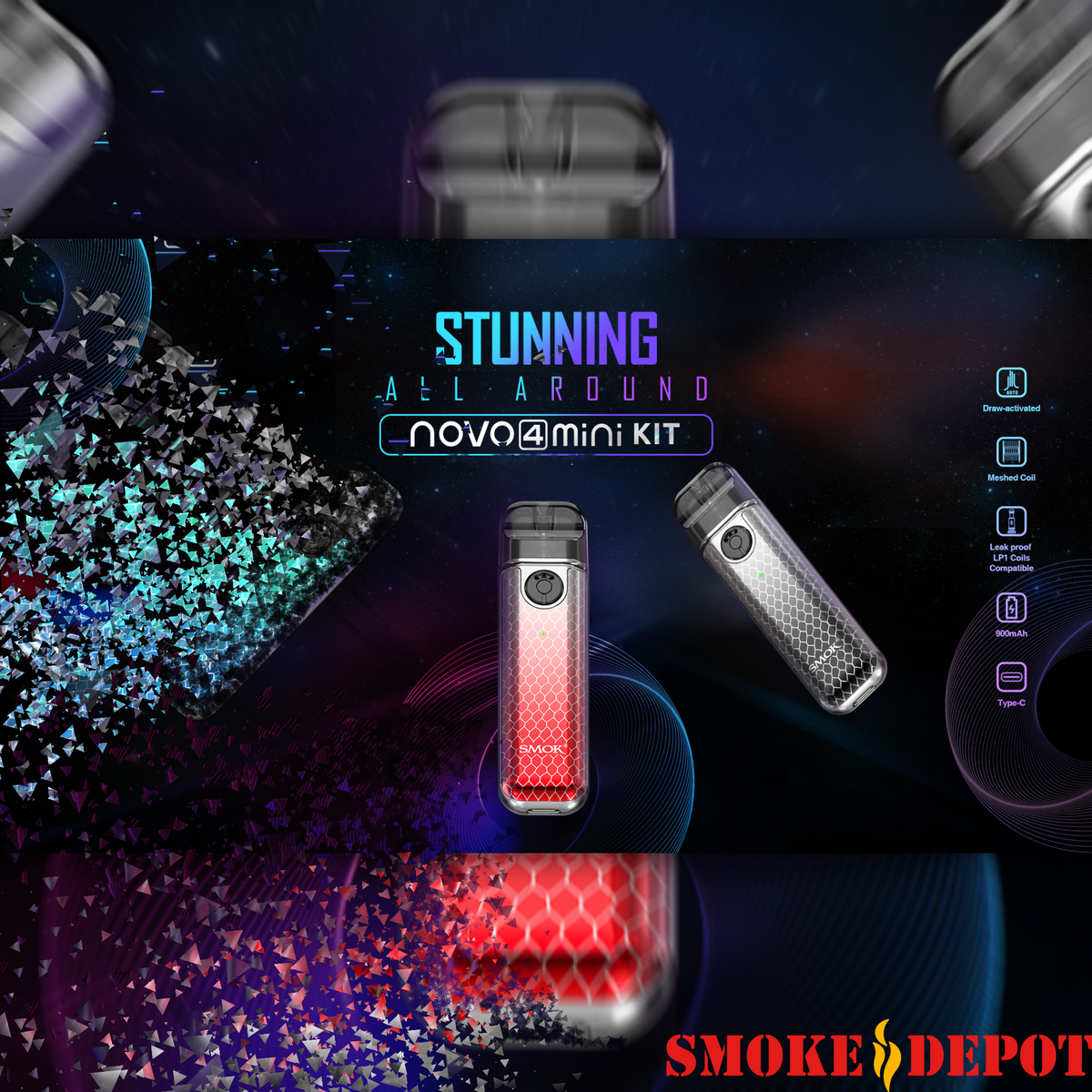 SMOK NOVO 4 Mini Kit – Smoke Depot & Vape Lounge
