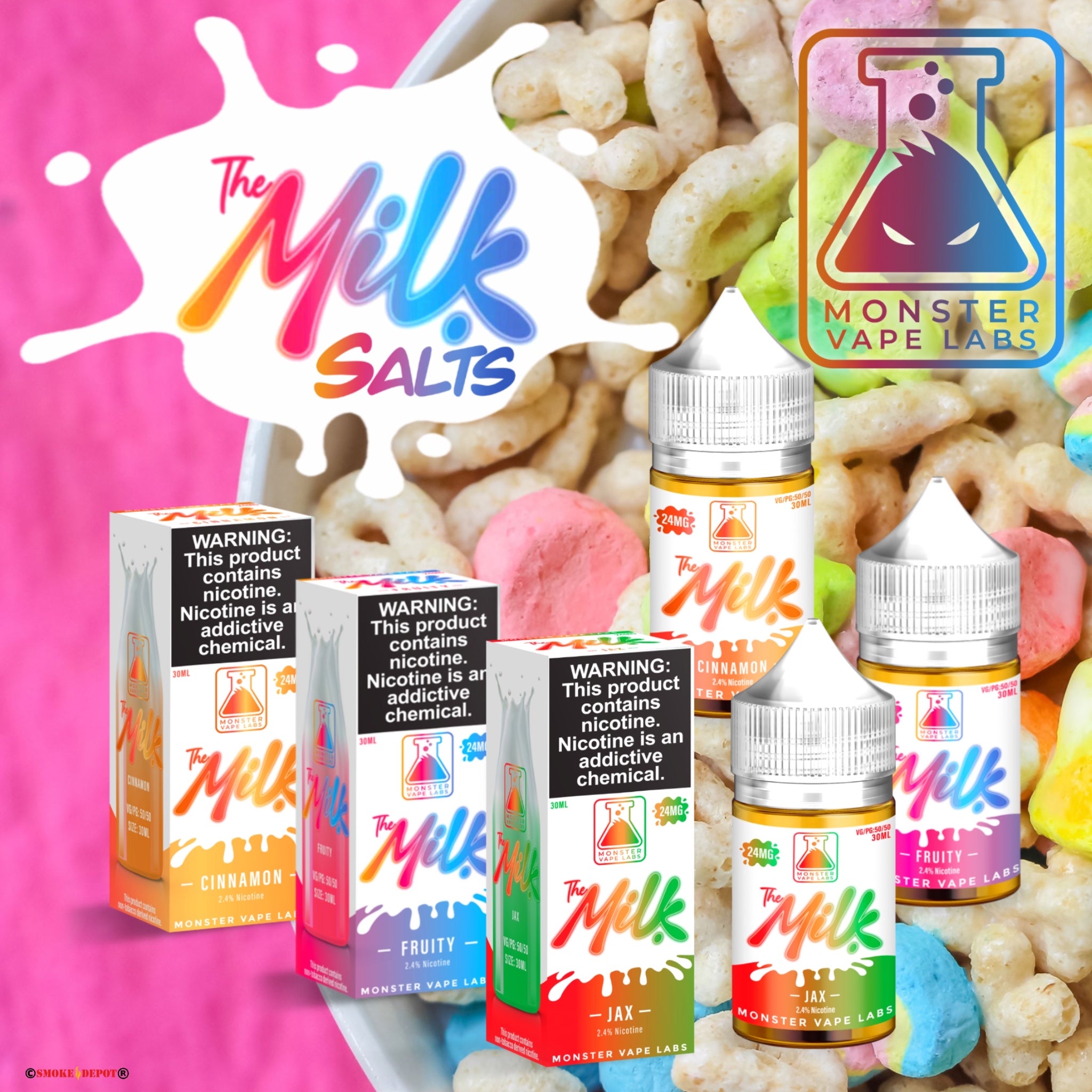 MONSTER The Milk Salts Smoke Depot & Vape Lounge MONSTER The Milk Salts Smoke Depot & Vape Lounge