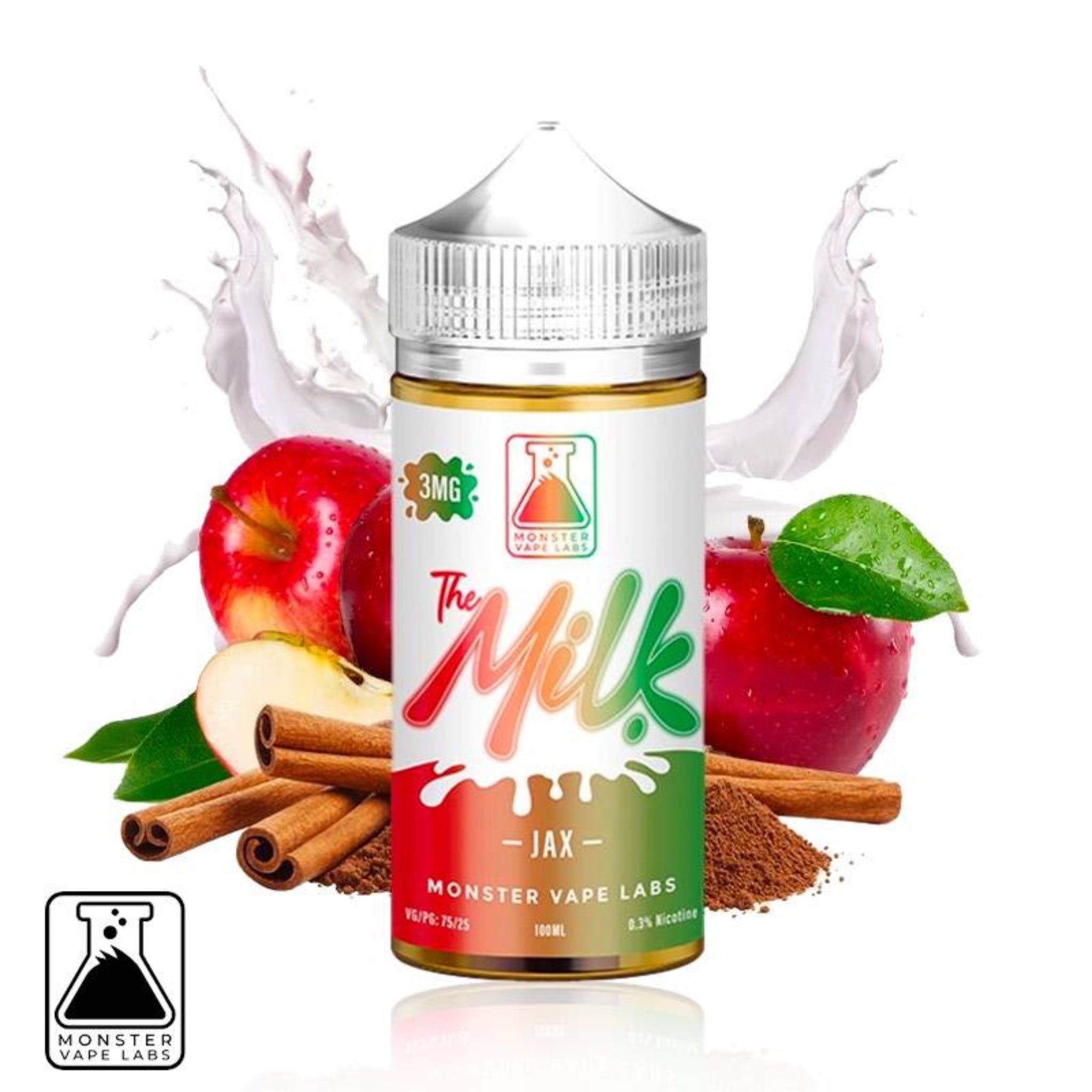 The Milk Jax Vape Juice The Milk Synthetic Nicotine Salt E-Liquid By Monster Vape Labs 30ML The Milk Jax Vape Juice The Milk Synthetic Nicotine Salt E-Liquid By Monster Vape Labs 30ML