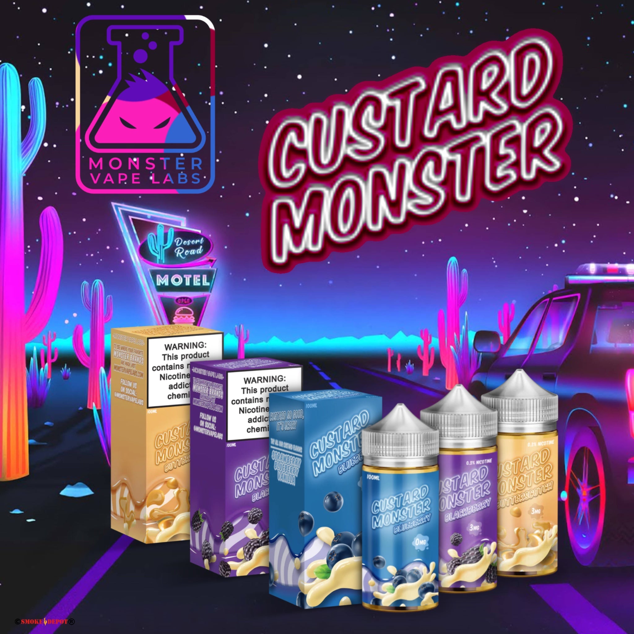 MONSTER Custard Monster E-Liquids