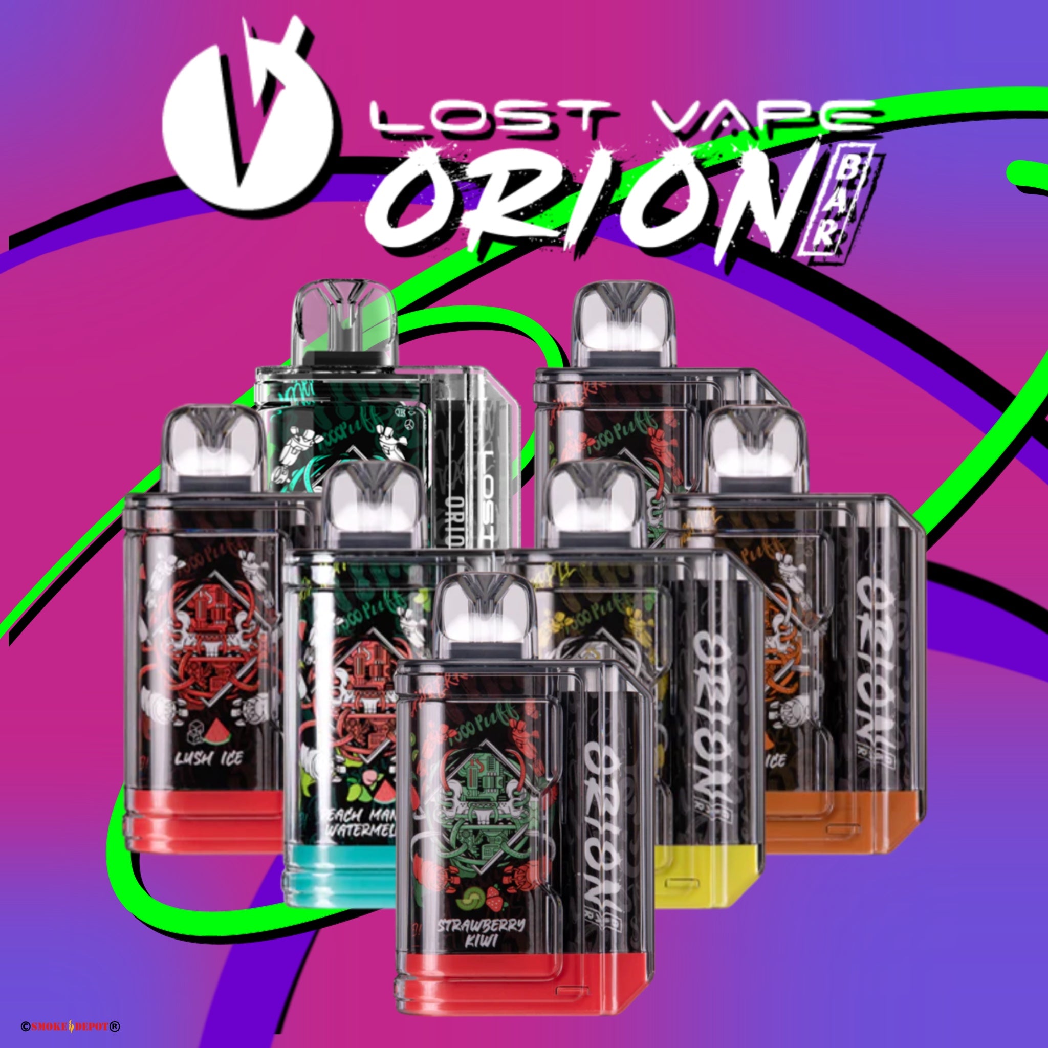 LOST VAPE Orion Bar Rechargeable Disposable [7500] – Smoke Depot & Vape  Lounge
