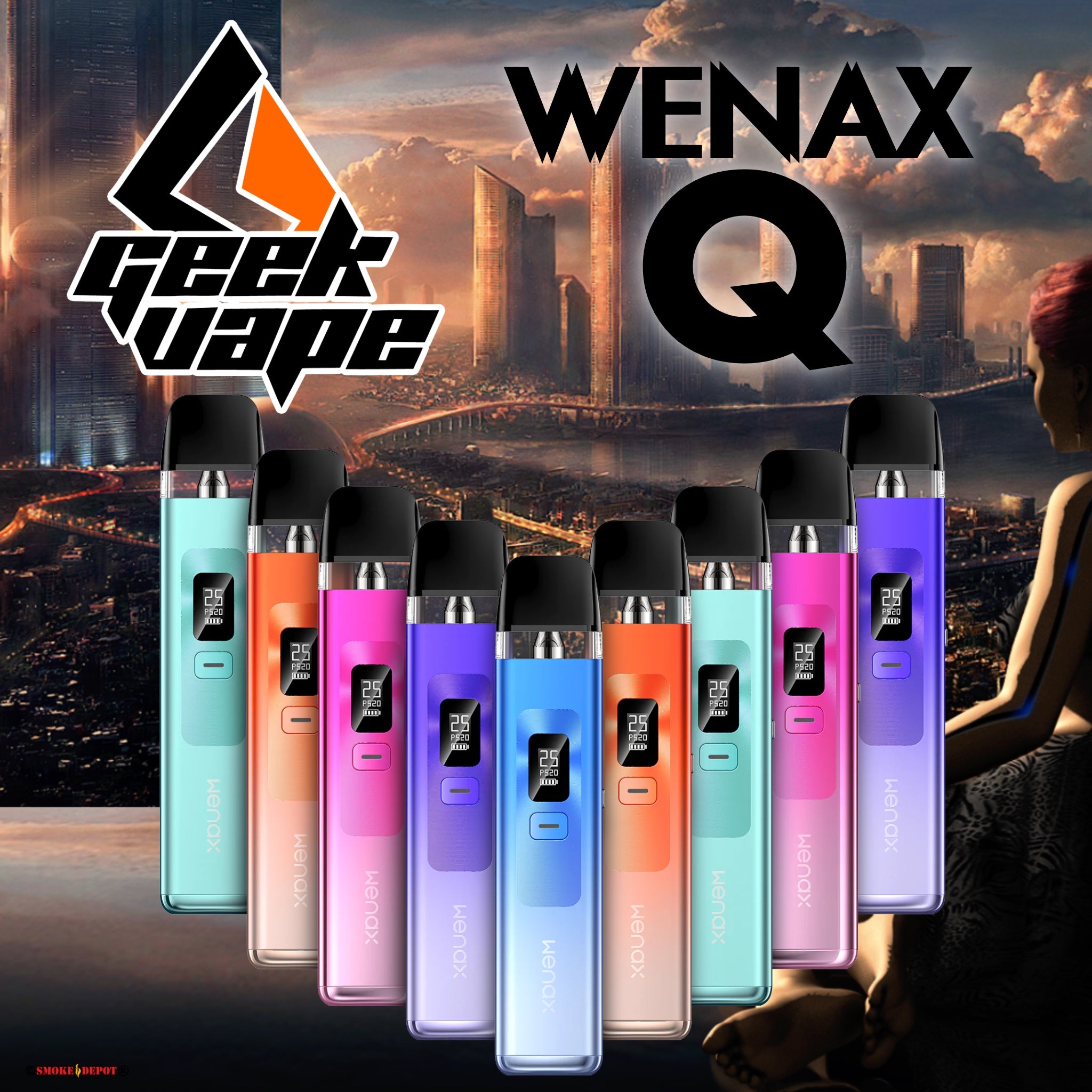 GEEKVAPE Wenax Q Kit Smoke Depot & Vape Lounge GEEKVAPE Wenax Q Kit Smoke Depot & Vape Lounge