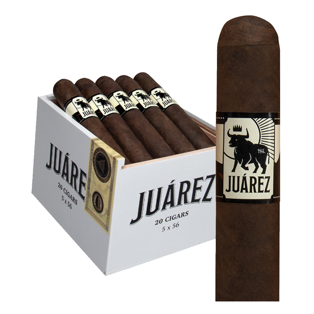 CABEZAS CORONADAS Cigarros Juárez