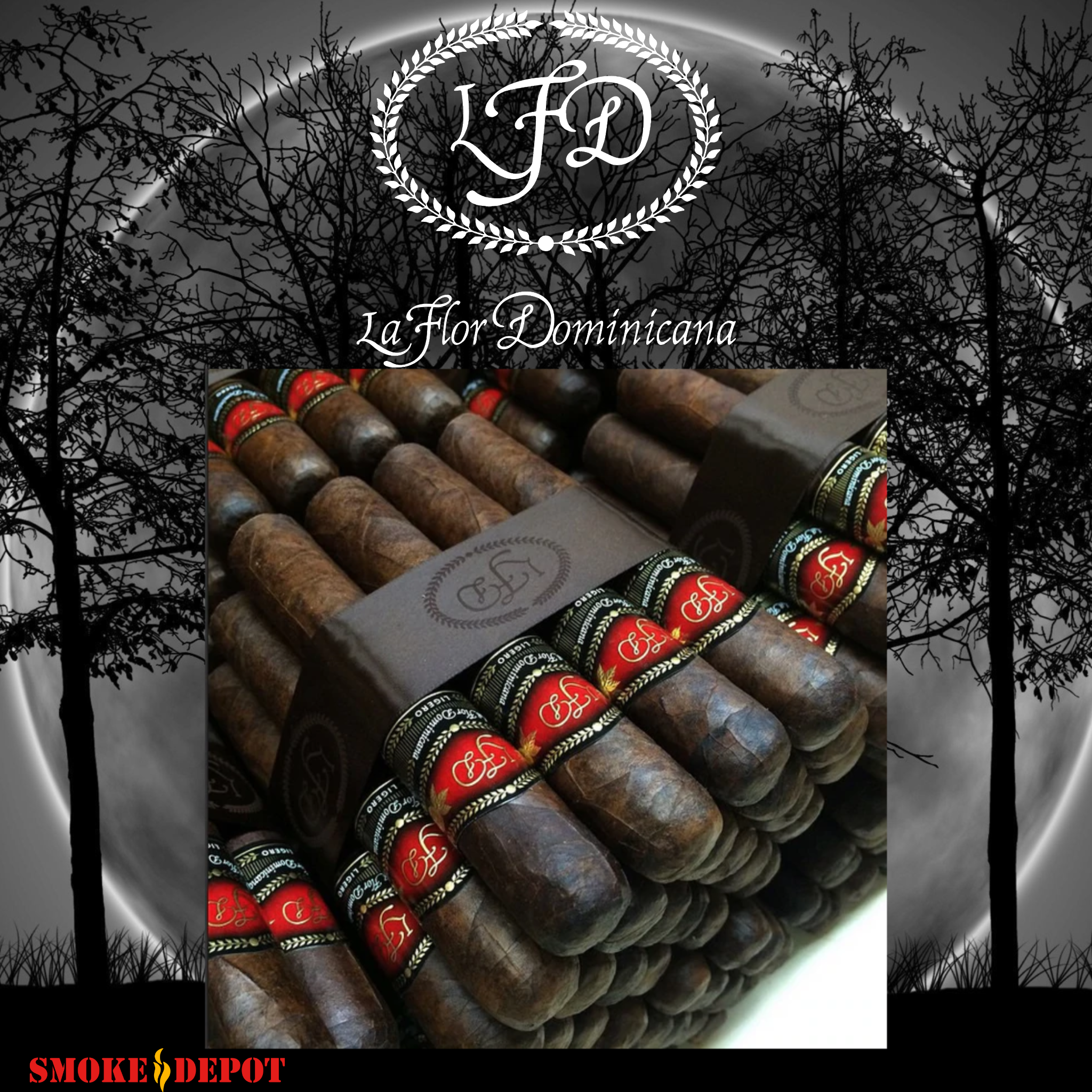 LA FLOR DOMINICANA Gabinete Ligero Oscuro