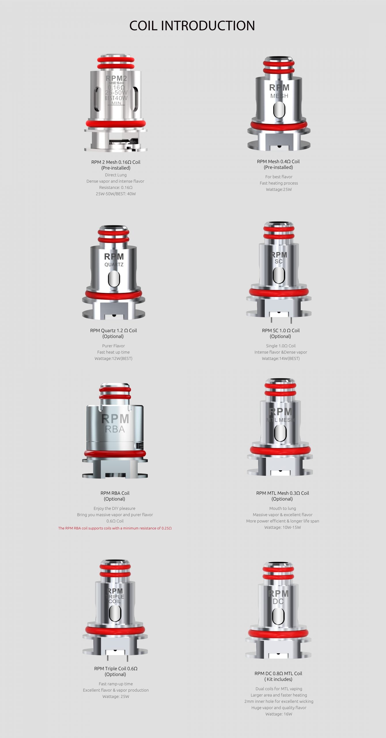 SMOK RPM 2 bobinas