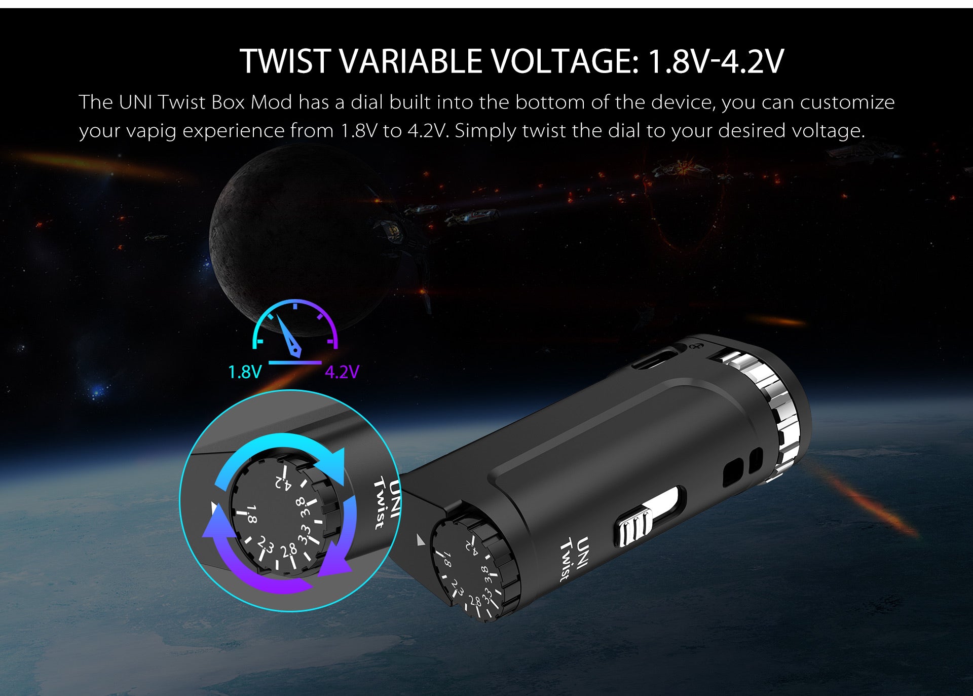 Batería de cartucho YOCAN UNI Twist 510