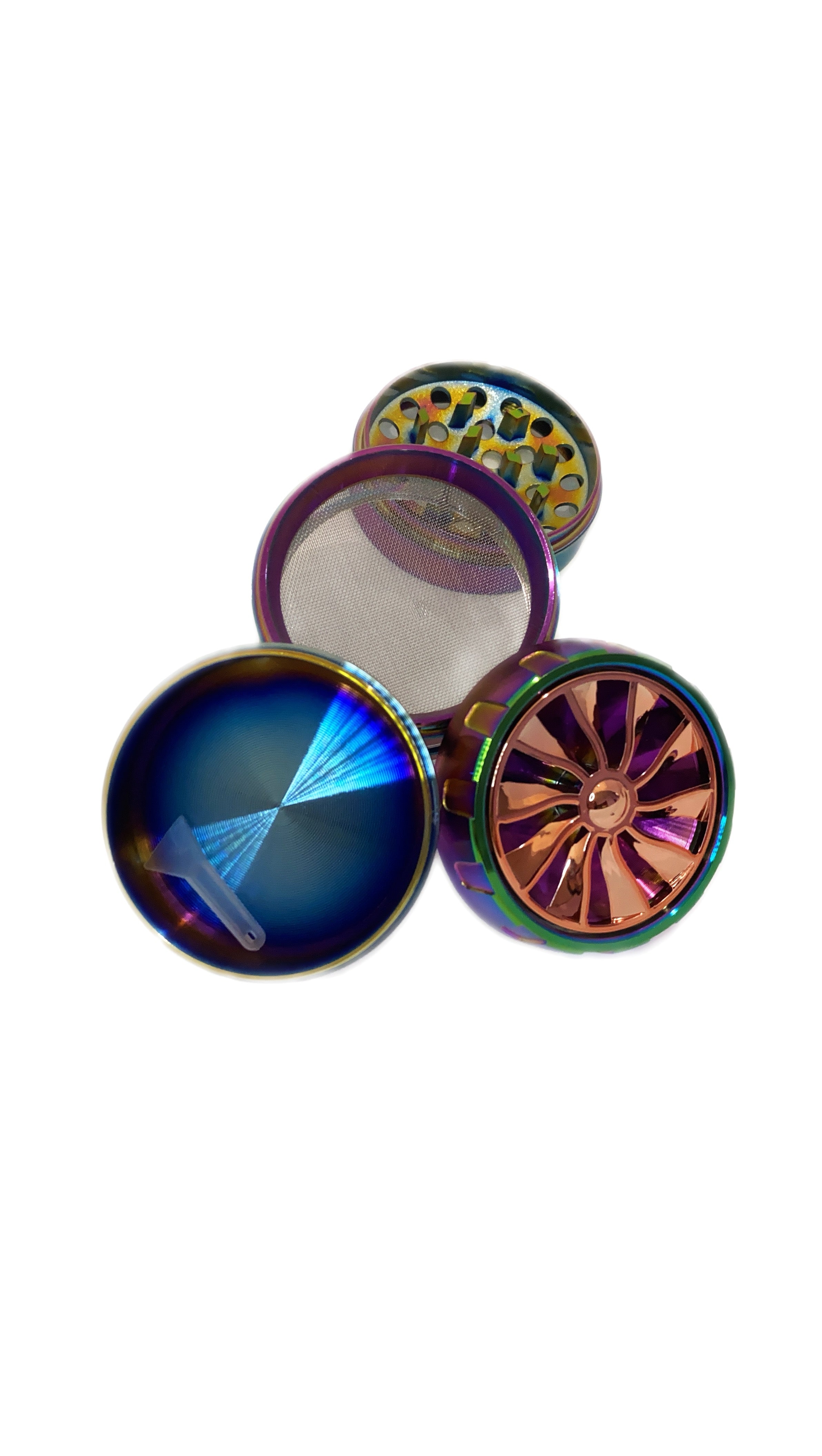 Molinillos de hierbas premium (3 cámaras) 