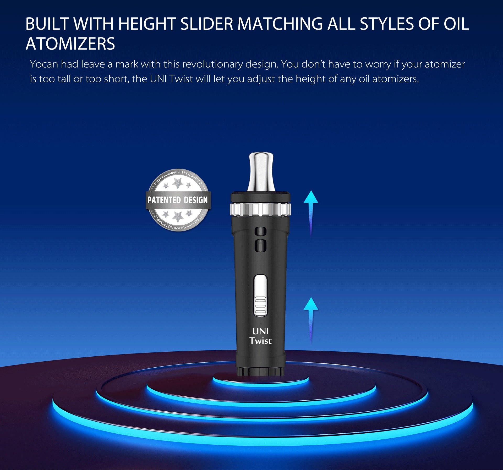 Batería de cartucho YOCAN UNI Twist 510